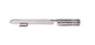 Ben and Jonah Challah Bread Knife with Stand- Hammered Nickel/Silver Rings-13"L