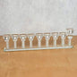 Ben&Jonah Elegant Crystal Menorah-Crystal Chips in Each Stem-15" x 2" x 4"…