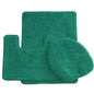 Simple Elegance by Ben&Jonah 3 Piece Bath Rug Set: 1 Bath Rug , 1 Contour Mat and 1 Toilet Seat Cover