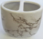 Royal Bath Roman Pallace Collection Smoky Marble Toothbrush Holder (4"H x 4"W x 2"D)
