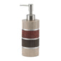 Royal Bath Traditional Chic Striped Heavy Resin Lotion Dispenser/ Soap Pump (8"H x 2.5"Dia)