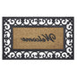 Traditional Elegance Wrought Iron Rubber Mat 18x30 - Fleur De Lis