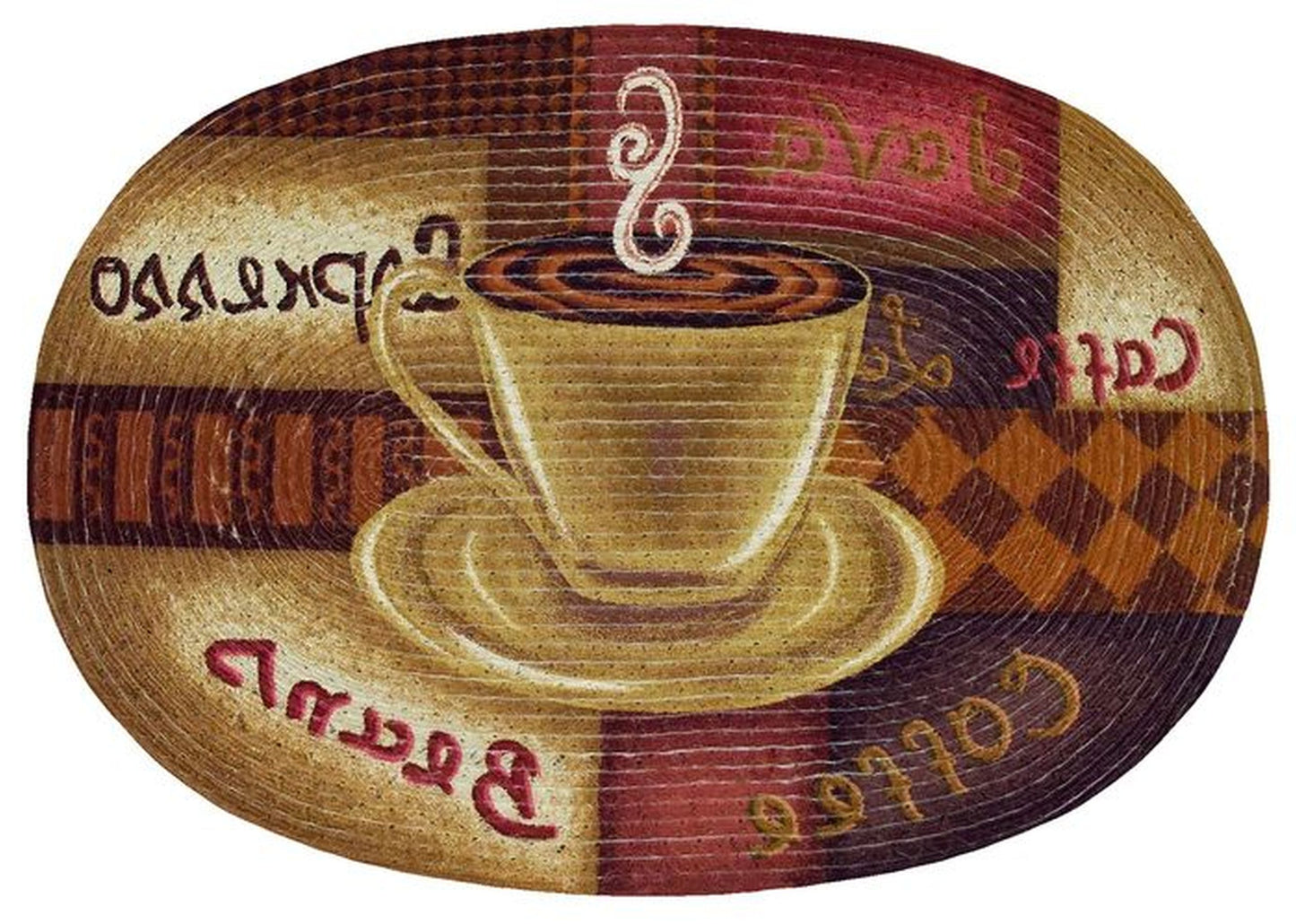 Traditional Elegance Braided Rug 20 x 30 - Coffee