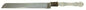 Ben and Jonah Challah Bread Knife- Decorative Acrylic Handle-Brown