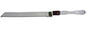 Ben and Jonah Challah Bread Knife-Red Decoration on Acrylic Handle-13"L