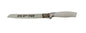 Ben and Jonah Metal Challah Bread Knife- White/Green-13"L