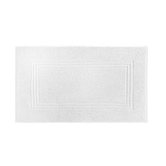 Royal Bath 600-Gram Long Twist Cotton Bath Mat (20" x 34") - White