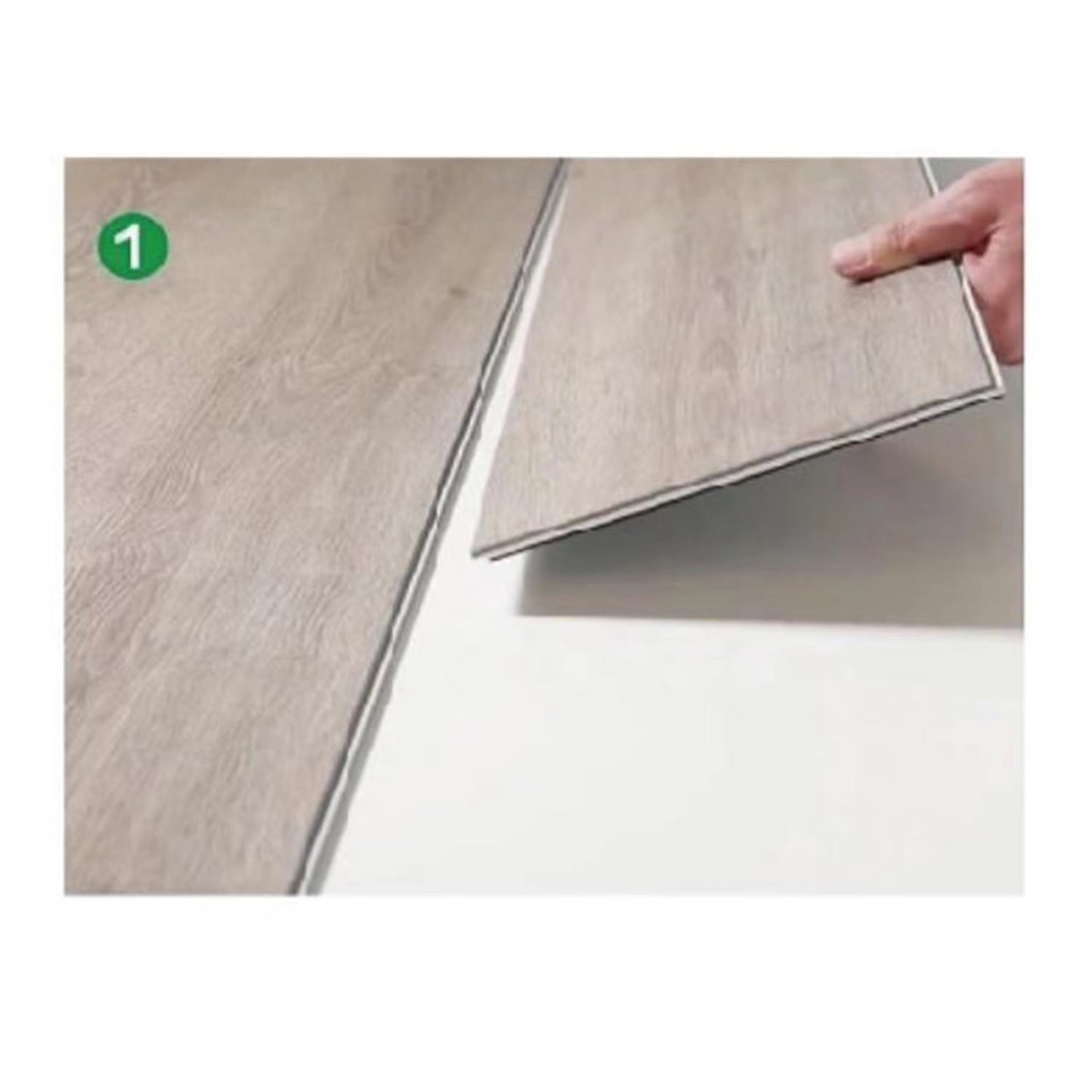 LUXURIOUS VINYL 48" FLOOR PLANK WOOD COLOR INTERLOCKING EASY INSTALLATION, COVERS 25.67 SQFT
