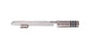 Ben and Jonah Challah Bread Knife with Stand- Hammered Nickel/Black Rings-13"L