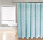 Royal Bath Floral Meadow Water Repellant Fabric Shower Curtain -70" x 72" with 12 Metal Roller Hooks