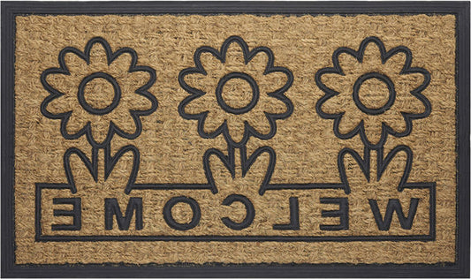 Traditional Elegance Coco Mat Daisy  - 18x30