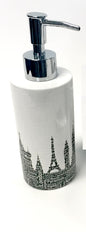 Royal Bath Metro Landmarks Lotion Dispenser / Soap Pump (8"H x 2.5"Dia)