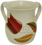 Ben and Jonah Stainless Steel Washing Cup- Red Tulip Design