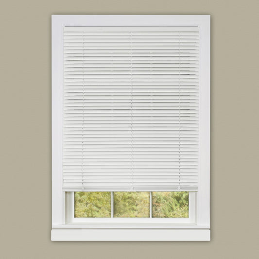 Traditional Elegance Cordless Anochecer Collection 1" Room Darkening Mini Blind 39x64  - White