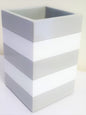 Royal Bath Hampton Stipes Lotion Dispenser/ Soap Pump (2.64"L x 2.64"W x 7.76"H)