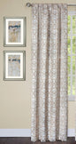 Traditional Elegance Park Ave Window Curtain Panel - 54x84 - Taupe