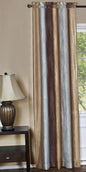 Traditional Elegance Ombre Window Curtain Panel 50x63 - Chocolate